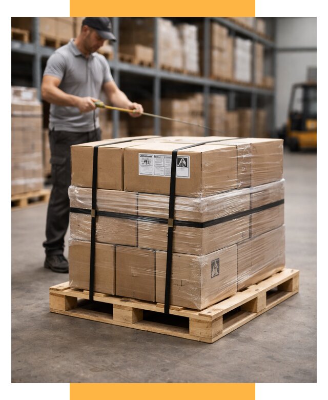 Упаковка и паллетирование грузов от 3618 р. | СетСервис-Лсз