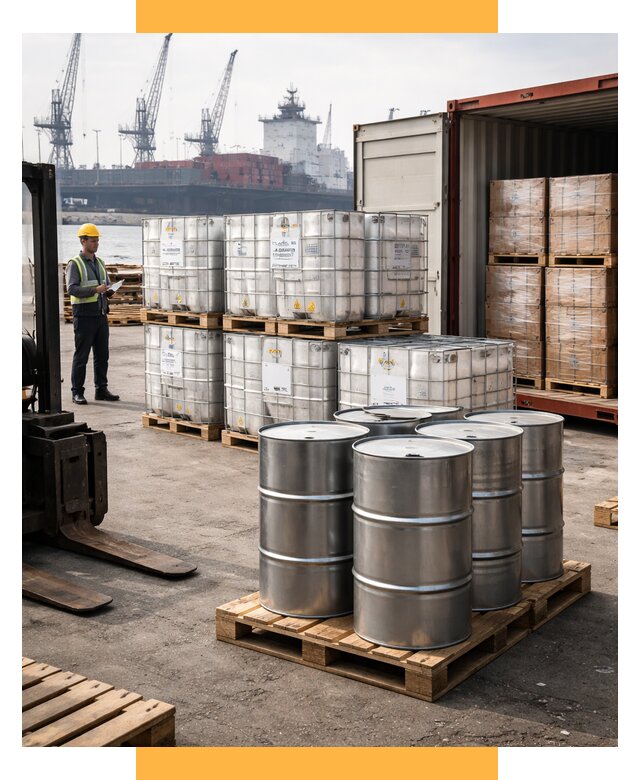 Доставка химического сырья из Индии от 258450 р. | СетСервис-Лсз