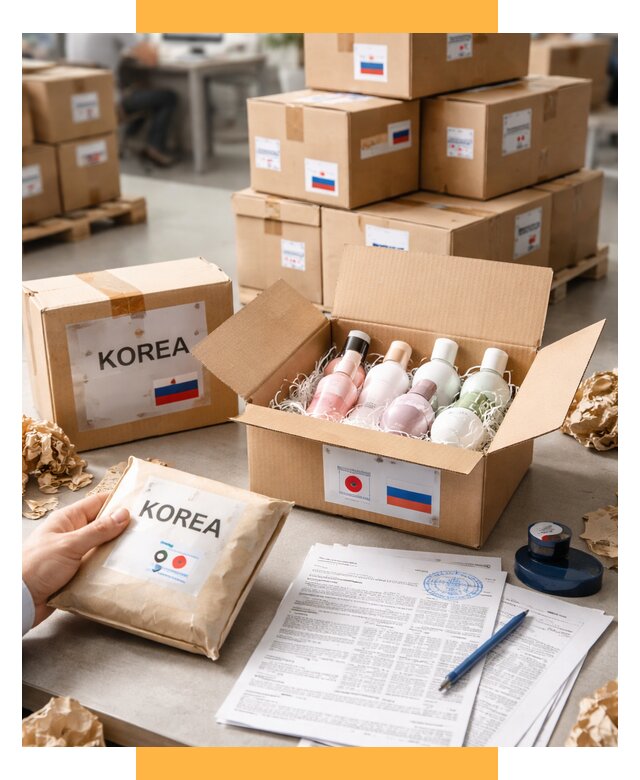 Доставка косметики из Кореи от 8787 р. под ключ | СетСервис-Лсз