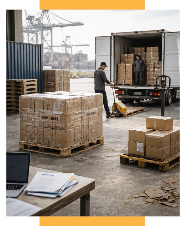Доставка грузов из Израиля от 15507 р., логистика от СетСервис-Лсз