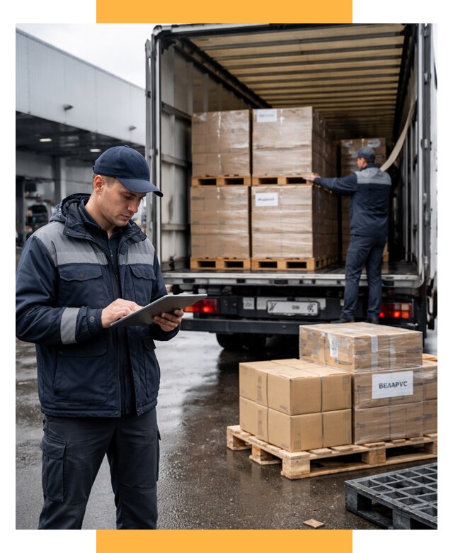Доставка грузов из Беларуси от 15507 р. логистика СетСервис-Лсз