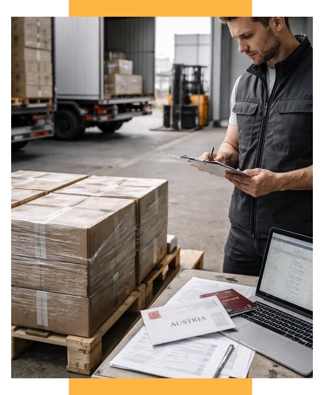 Доставка в Австрию от 67197 р. Логистика и экспорт СетСервис-Лсз