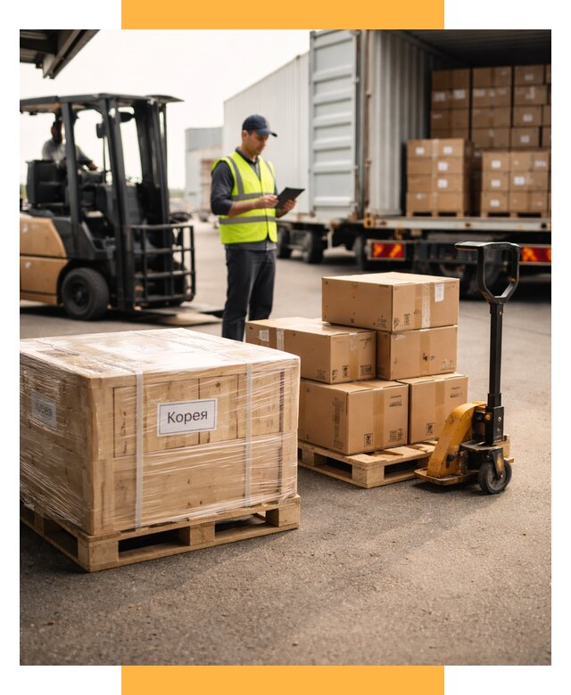 Доставка грузов в Корею из России от 36183 р. | СетСервис-Лсз