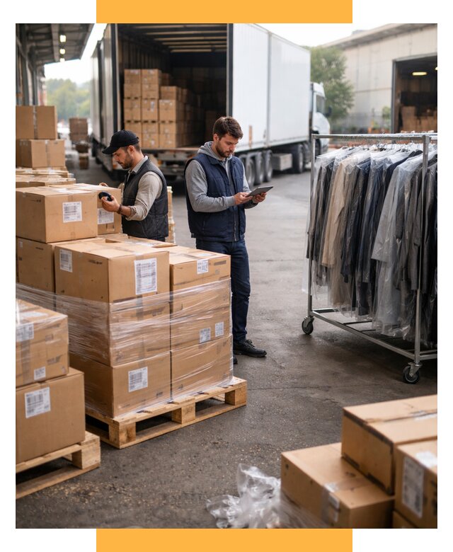 Перевозка и доставка одежды из Китая от 7754 р., СетСервис-Лсз