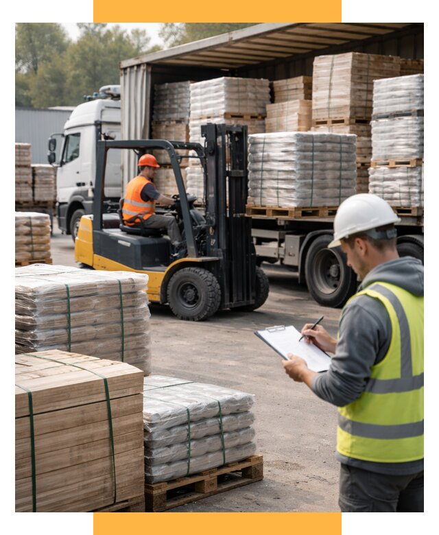 Перевозка строительных материалов от 5686 р. | СетСервис-Лсз