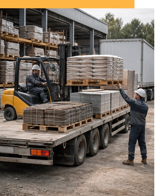 Перевозка строительных материалов по миру от 5686 руб