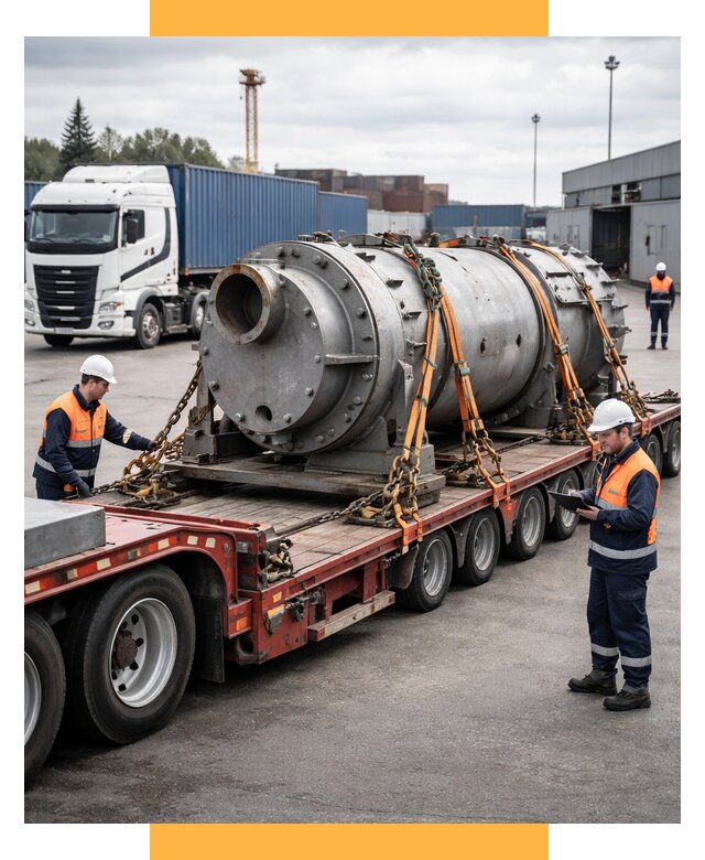 Перевозка тяжеловесных грузов под ключ от 155070 р. | СетСервис-Лсз