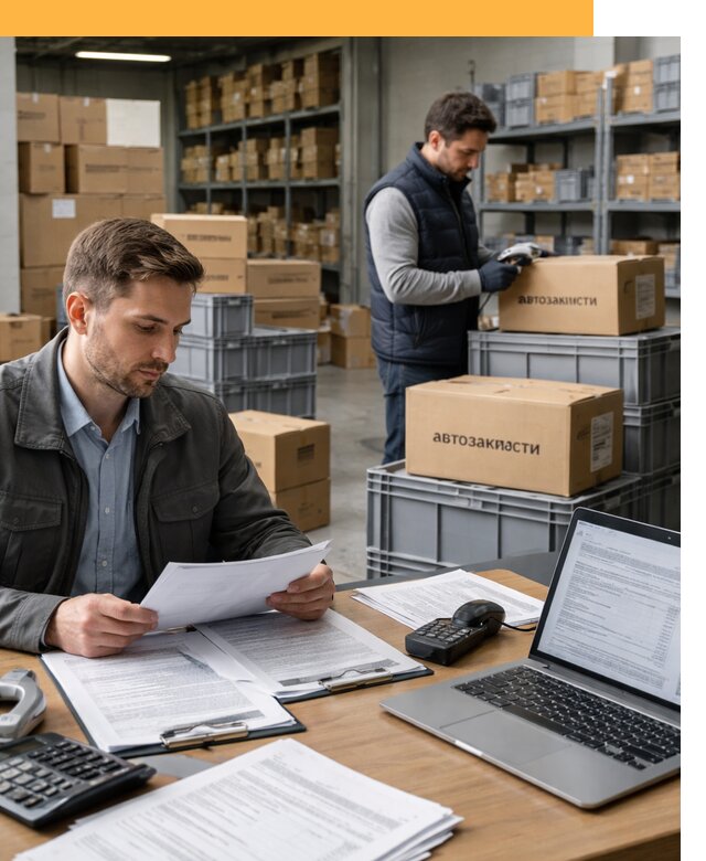 Таможенное оформление автозапчастей по выгодным тарифам от 8787