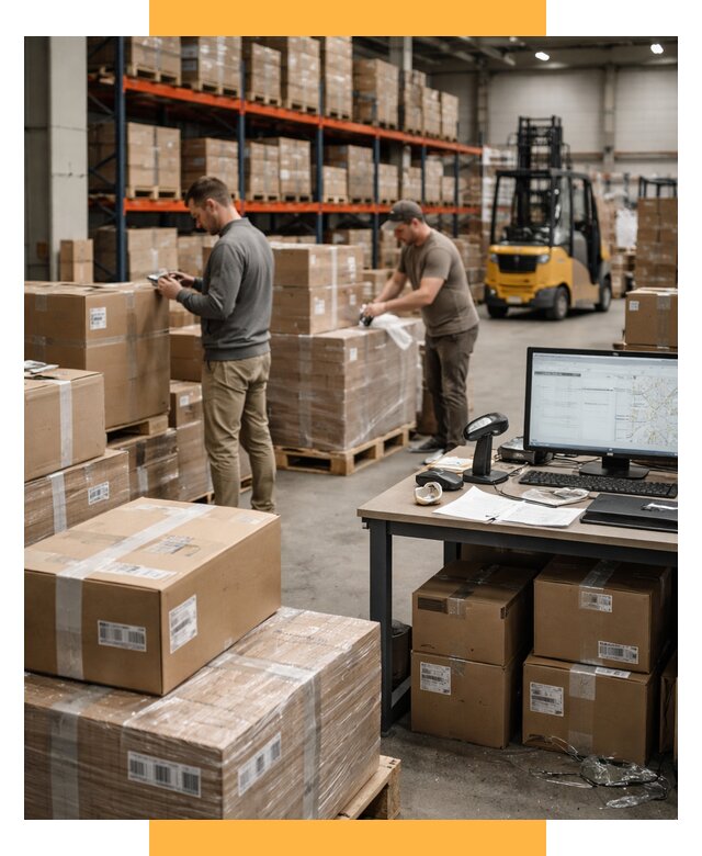 Склад консолидации в Европе от 6720 р., услуги СетСервис-Лсз