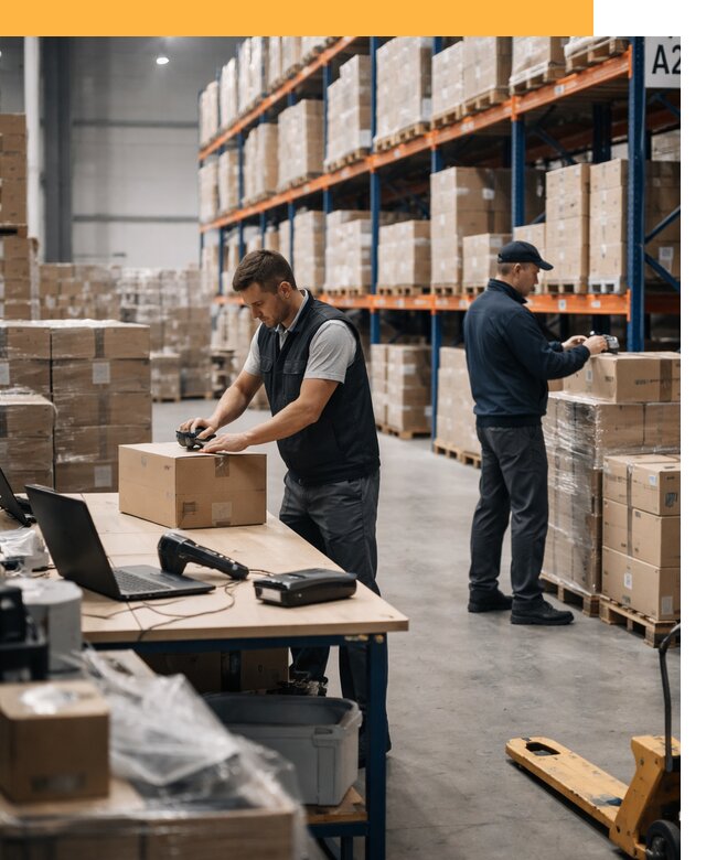 Склад консолидации в Европе: хранение, сортировка от 6720